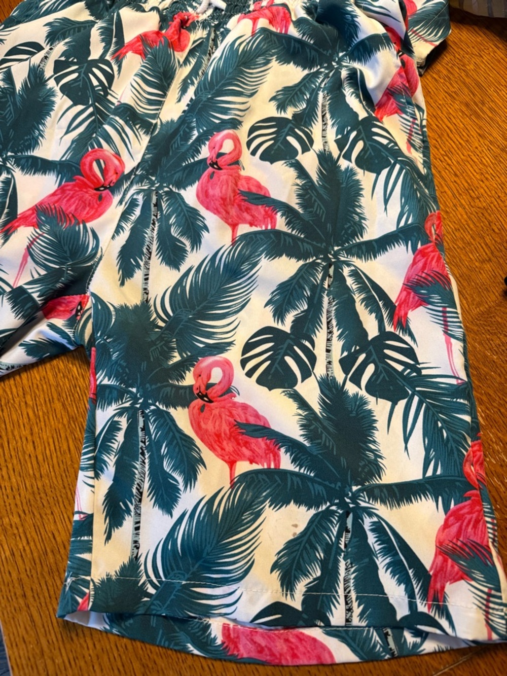 Mens Tropical Flamingo Set - Pink & Green